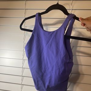 Charged indigo align high neck tank lululemon